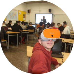 Una classe d'ESO amb realitat virtual