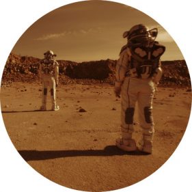 Astronautes a Mart